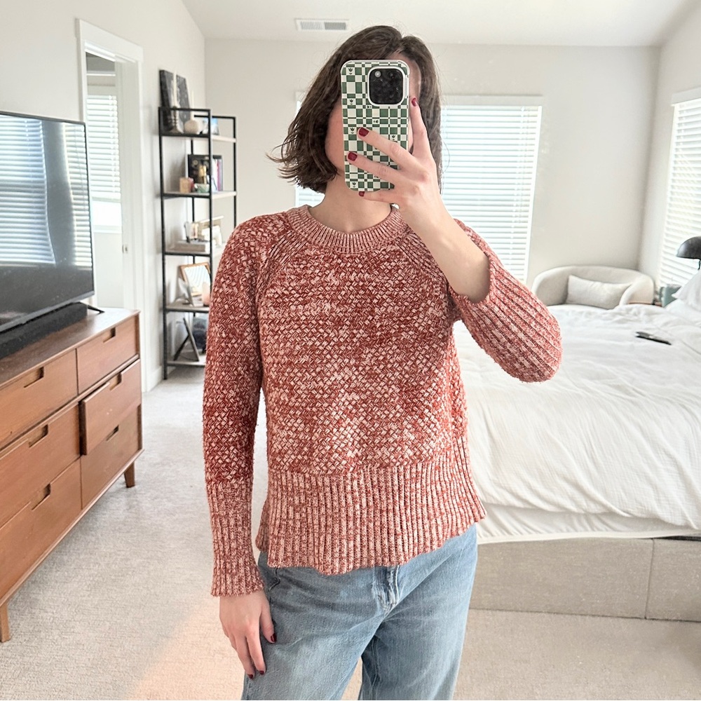 Burnt Orange Knit Sweater